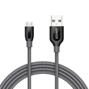 Anker Powerline  Micro Usb Cable 6Ft - Gray Clearance Steal Today Special Steal Event