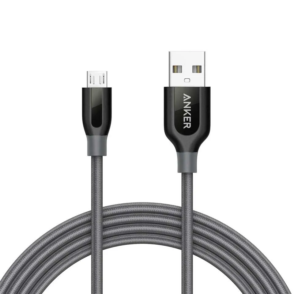Anker Powerline  Micro Usb Cable 6Ft - Gray Clearance Steal Today Special Steal Event