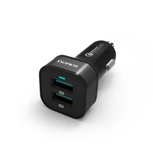 Romoss Rocket Power Pro 36W Car Charger - Black Clearance Steal Today Big Clearance Event