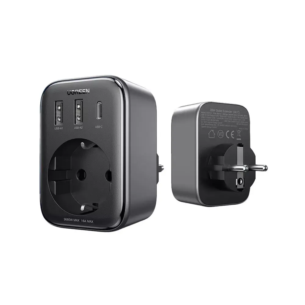 Flash Sale Now Ugreen 90613 Pd 30W Outlet Adapter 4 In 1 Fast Charger