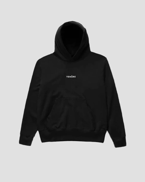 Logo Fleece Hoodie - Black Sweet Deal Inside Daily Deal Frenzy