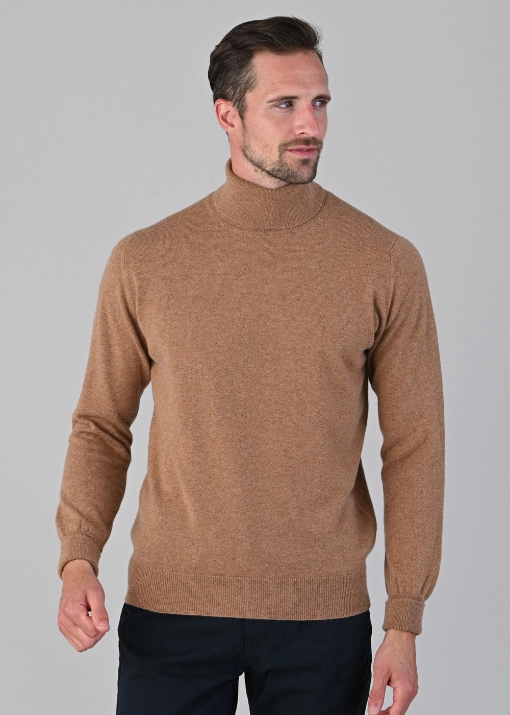 Shop Todays Picks Oxton 1 Ply Cashmere Roll Neck