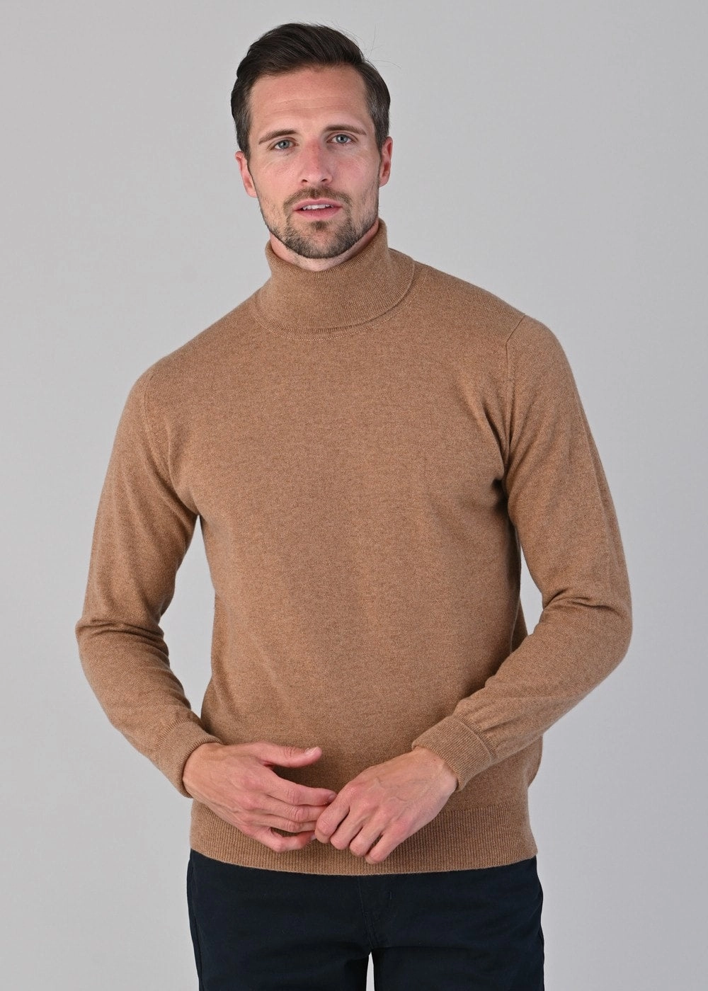 Oxton 1 Ply Cashmere Roll Neck Hot Deals Today Best Price Today