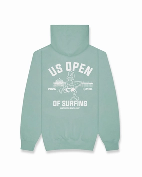 Hot Sale Today Shop the Savings Us Open X Jack'S Surfboards 2025 Runner Pullover Hoodie - Seafoam Heather