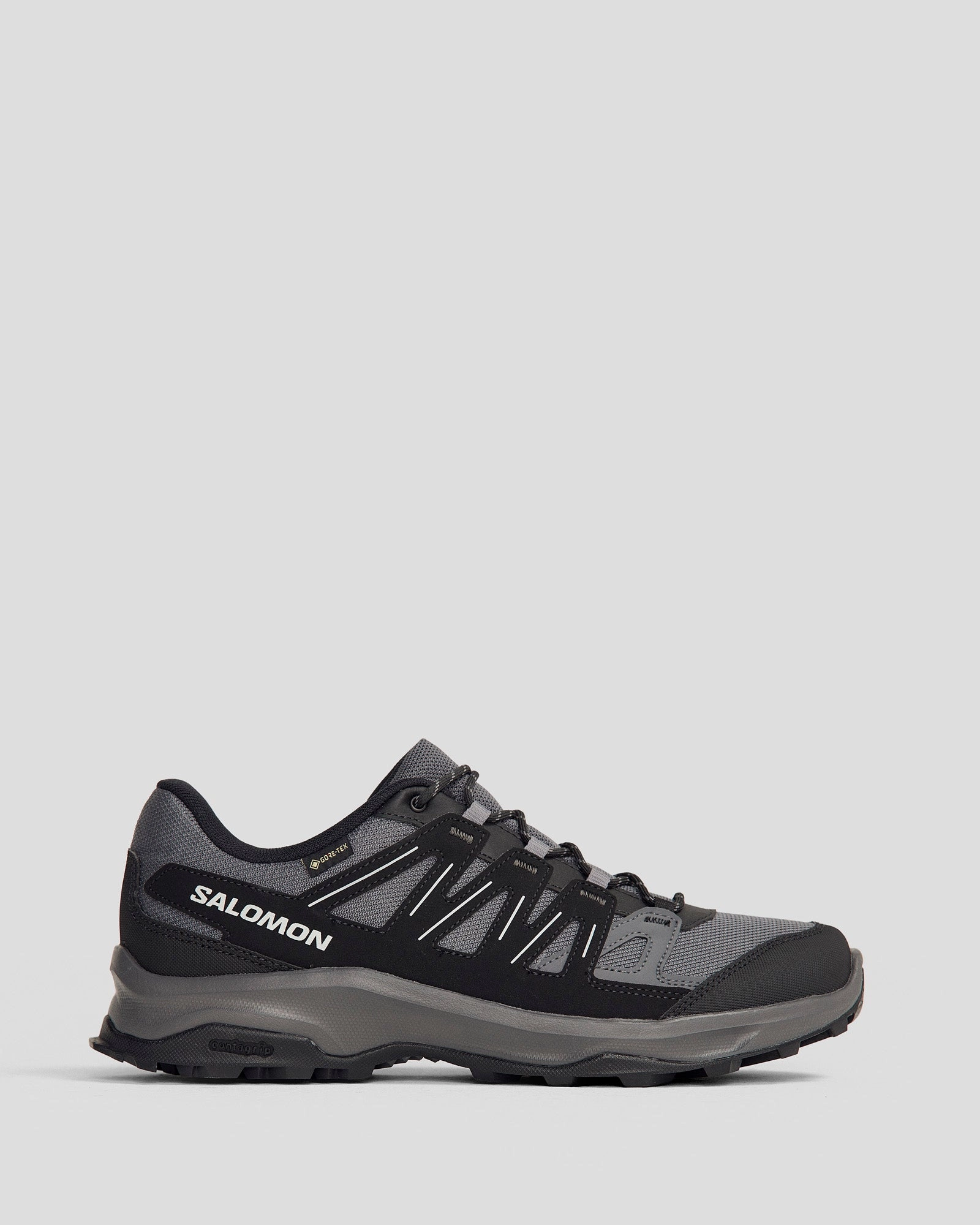 Todays Hot Savings Gift Ideas Galore Men'S Salomon Grivola Waterproof Hiking Shoe - Magnet/Black/Qush