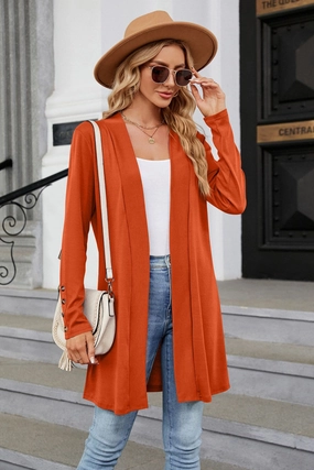 Shop Save Today Long Sleeve Open Front Cardigan