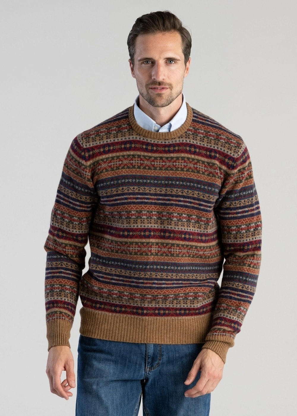 Lambswool Fairisle Crew Save Today Only Hot Price Drop