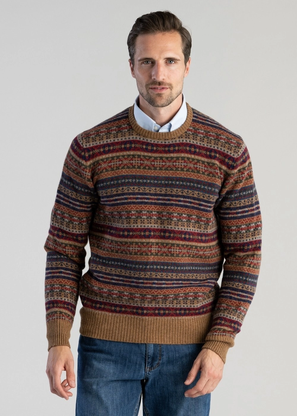 Lambswool Fairisle Crew Limited Time Offer