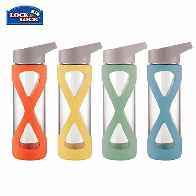 Limited Stock Hot Deal Trending Now Offer Lock & Lock X-Shape Glass Water Bottle 510Ml