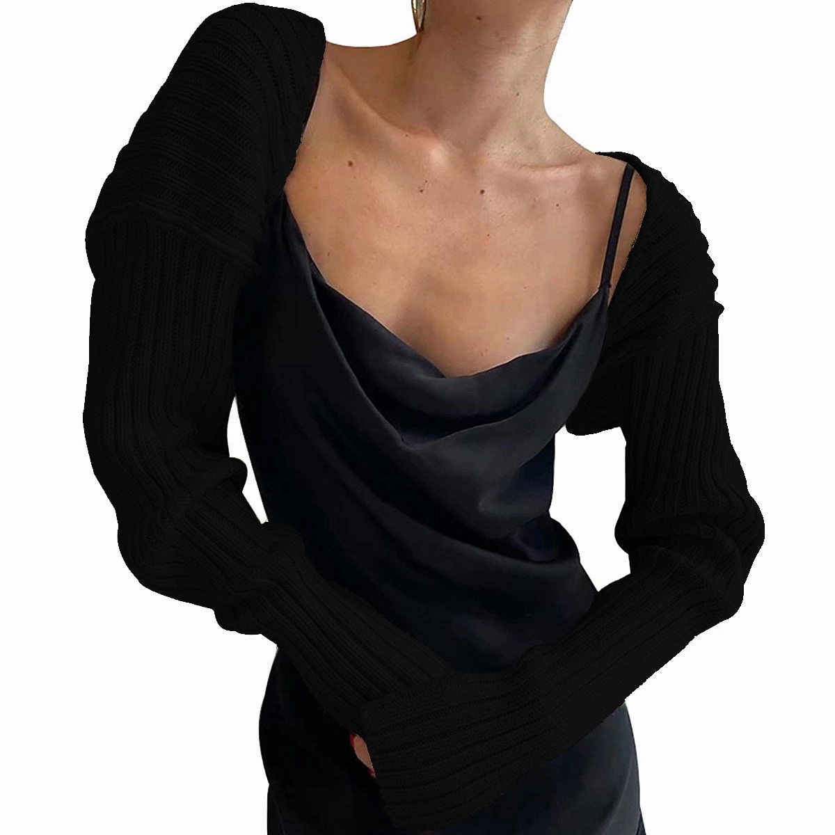 Flash Sale Alert Now Save Big Today Long Sleeve Knit Bolero