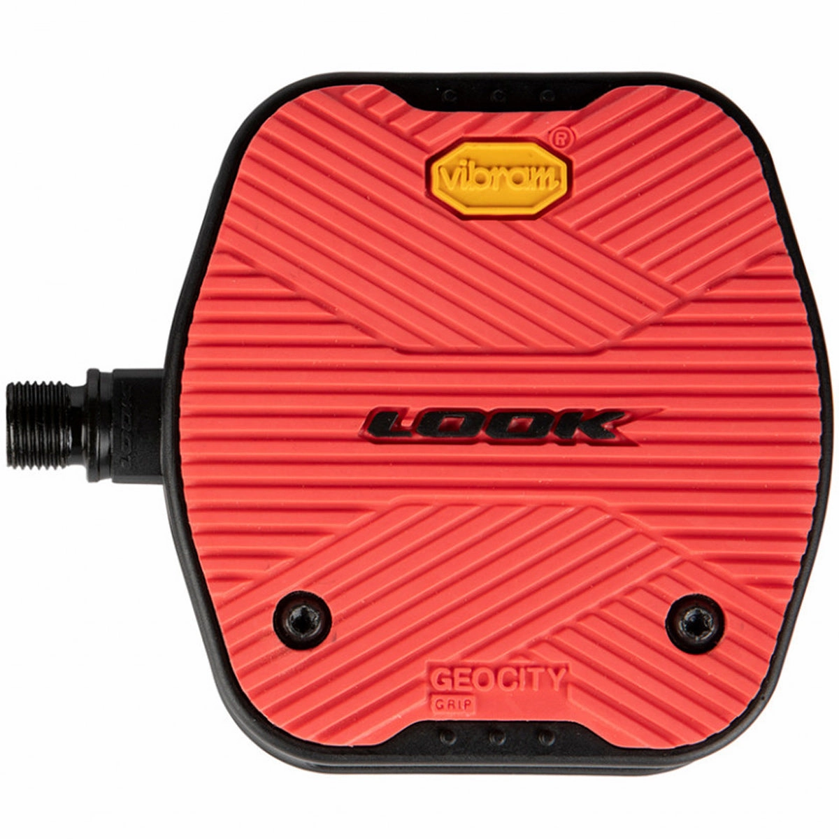 Look Geo City Grip pedals - Red