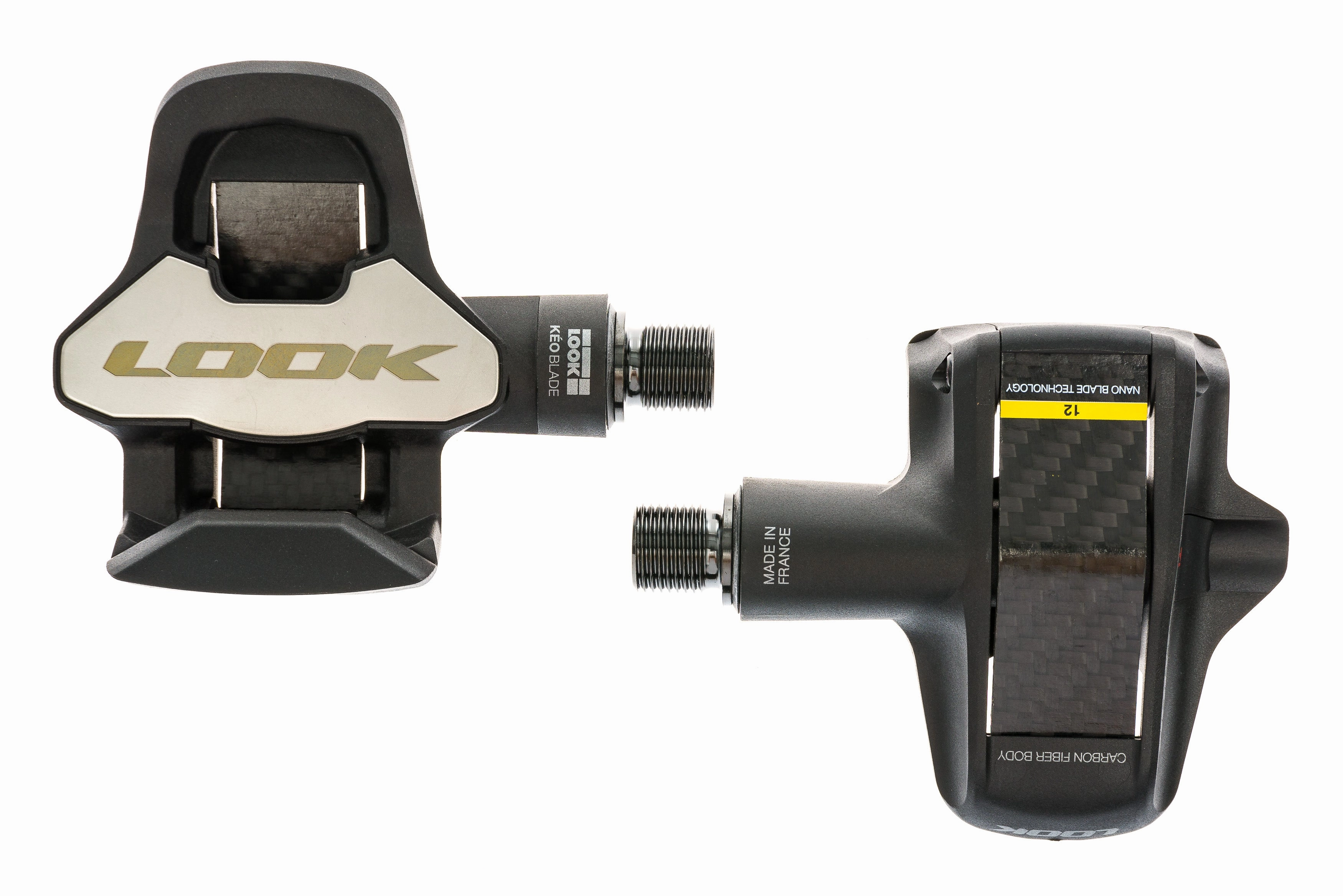 Look Keo Blade Carbon Ti Pedals Clipless 12 Blade Stiffness Black