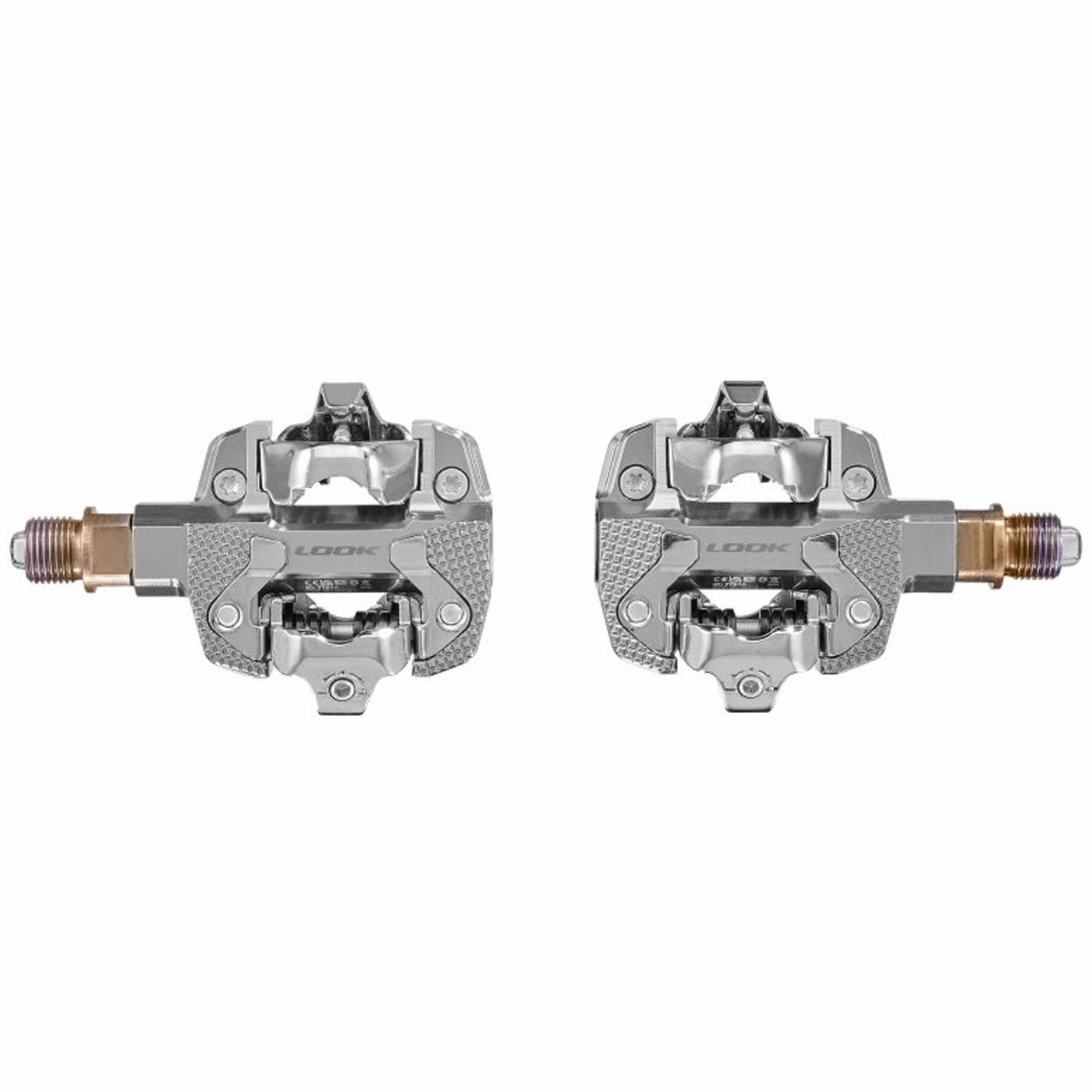 Look X-Track Power Dual Pedals - Silver 