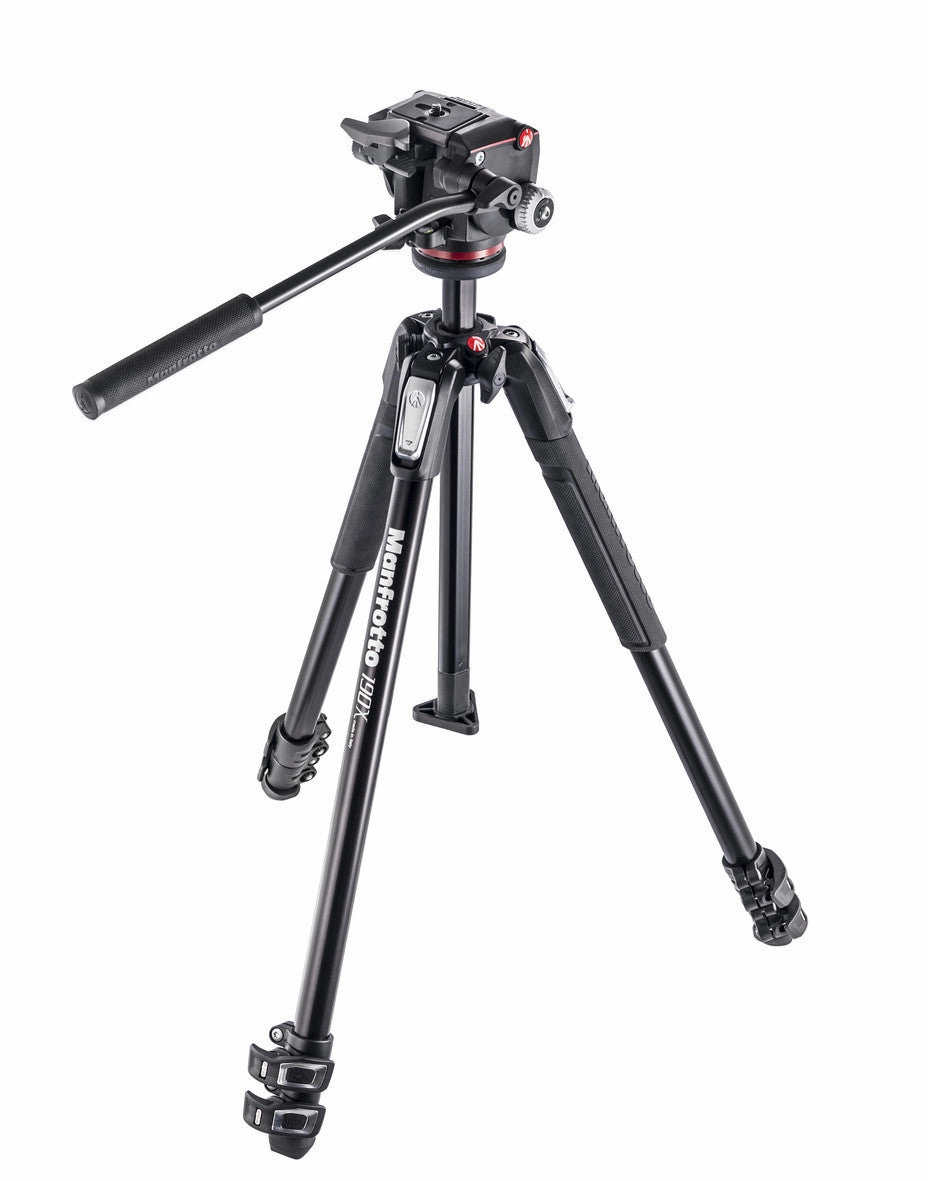 Manfrotto Mt190X3 3 Section Aluminum Tripod W/Mhxpro-2W Head Clearance Event Weekend Specials