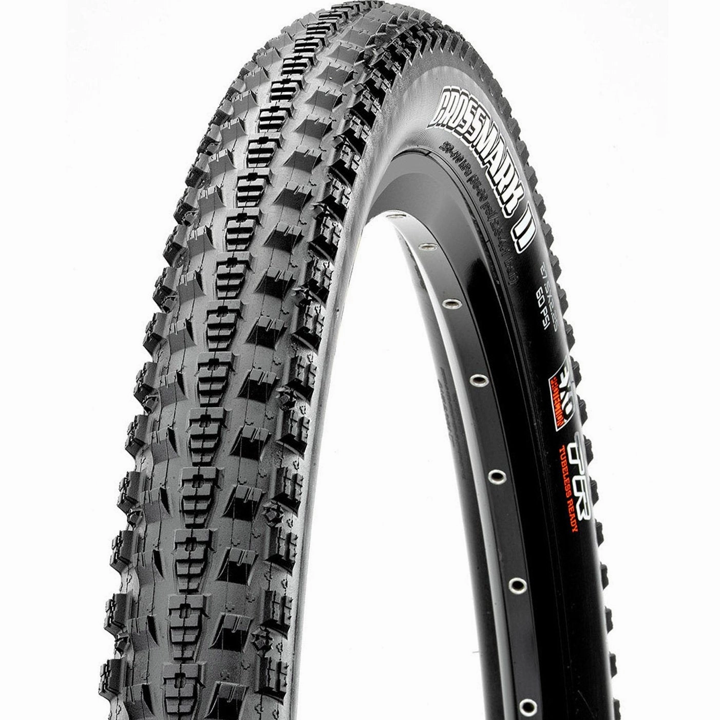 Maxxis Crossmark II EXO TR 60TPI dual folding tire - 27.5 x 2.25 - Black