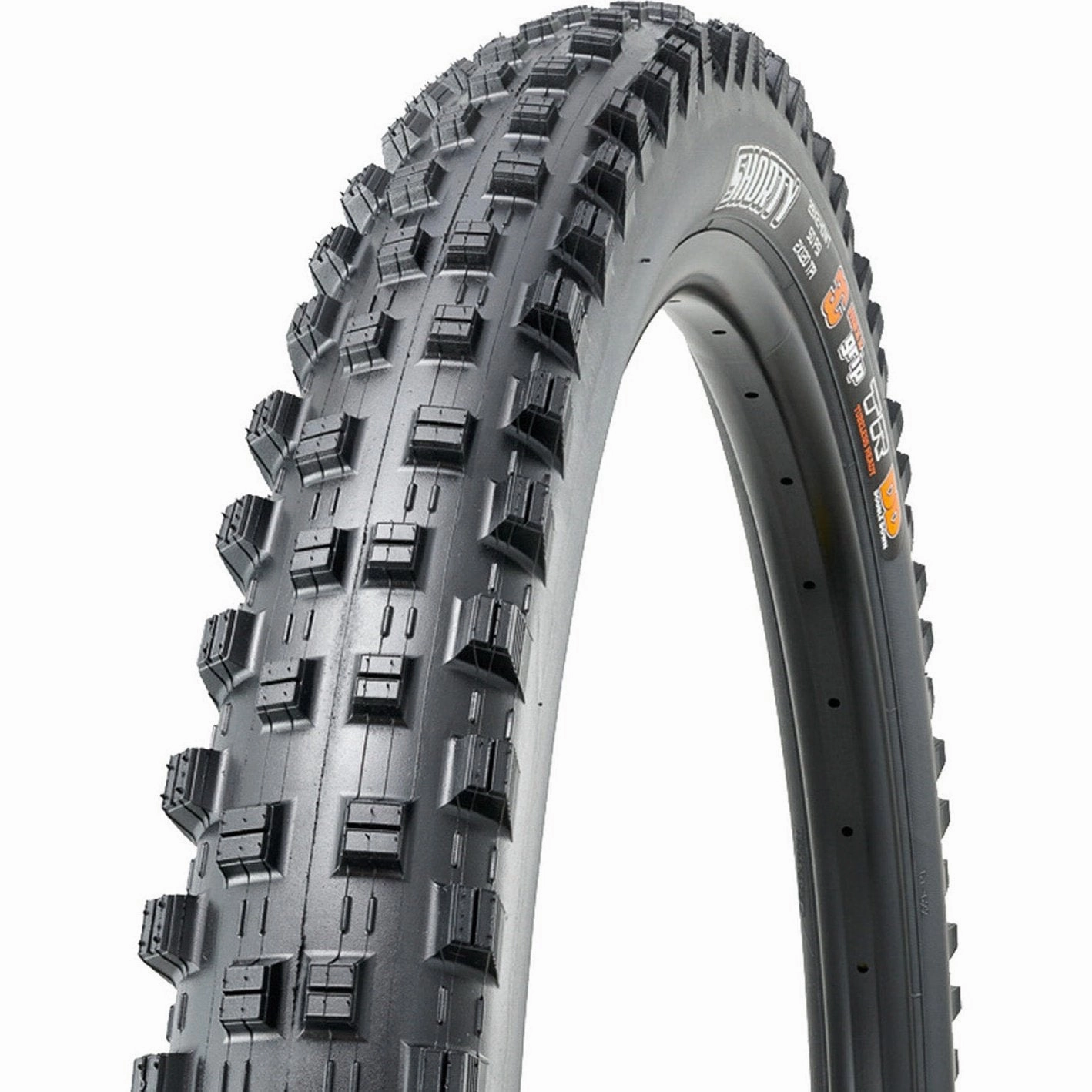 Maxxis Shorty (Gen 2) EXO TR 60x2TPI Folding 3C MaxxTerra tire - 29 x 2.40WT - Black