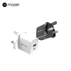 Mazer Ganprestige 20W Gan Wall Charger (2 Ports) Shop the Savings Now
