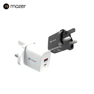Mazer Ganprestige 20W Gan Wall Charger (2 Ports) Shop the Savings Now