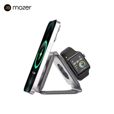 Mazer Mag Trifold 3-In-1 Foldable Wireless Charger Perfect Gift Offer Hot Pick of the Day