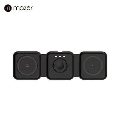 Mazer Mag Trifold 3-In-1 Foldable Wireless Charger (Uk Edition) Flash Discount Today