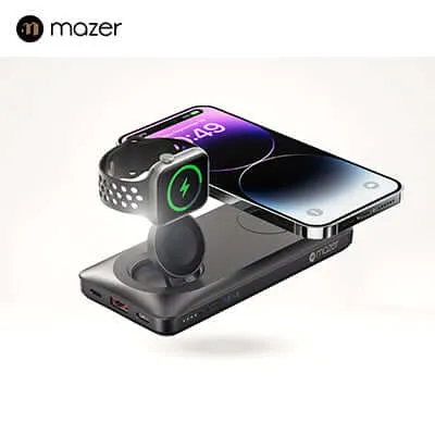 Mazer Magair14 Duo 10,000Mah Magnetic Wireless Power Bank Limited Stock Hot Deal Today Only Savings