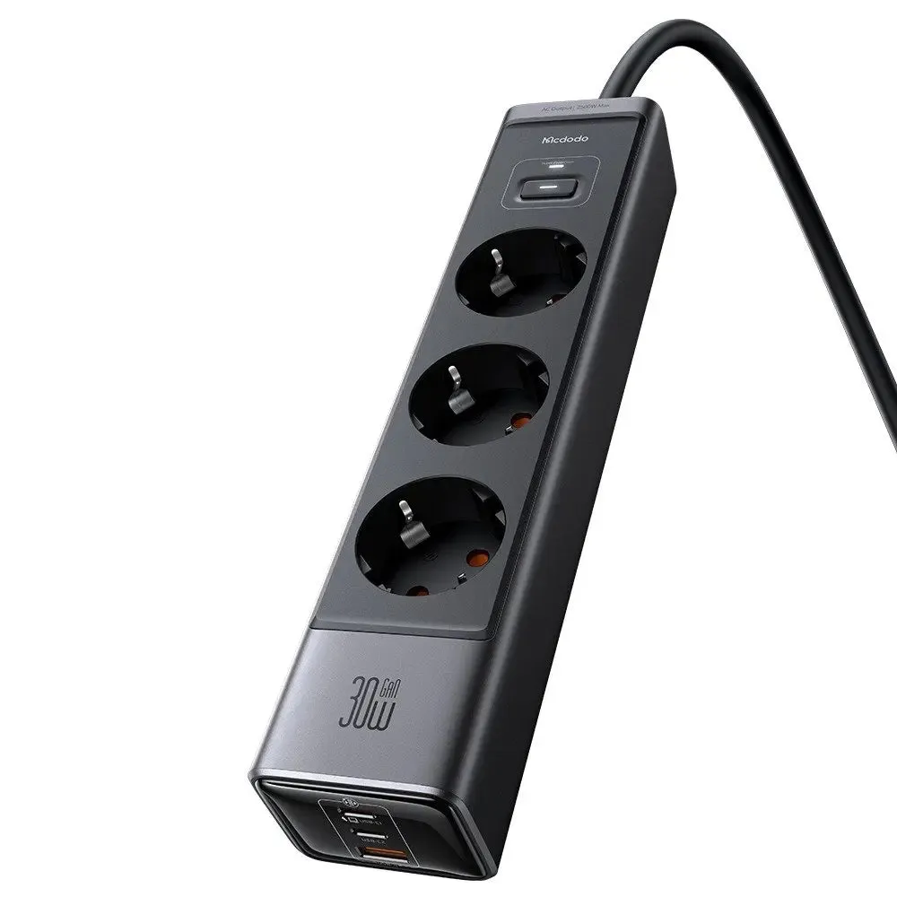 Clearance Event Today Mcdodo 0620 6-In-1 30W Gan Surge Protection Power Strip Eu