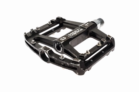 Meetlocks 3 Bearing Pedals Flats Black