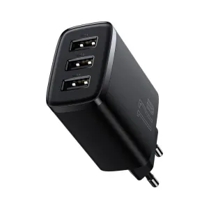 Sweet Deal Inside Clearance Blowout Baseus Compact Charger 3Usb 17W Eu Black