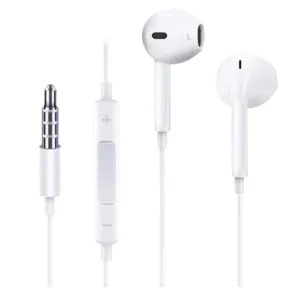 Hot Sale Frenzy Weekend Flash Offer Joyroom Jr-Ep1 1.2M / 3.5Mm Plug Classic Wire In-Ear Earphone - White