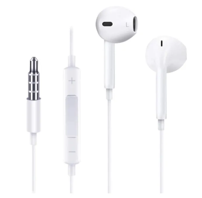 Hot Sale Frenzy Weekend Flash Offer Joyroom Jr-Ep1 1.2M / 3.5Mm Plug Classic Wire In-Ear Earphone - White