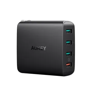 Limited Edition Offer Hot Pick Sale Aukey Amp-4 Port Wall Charger With Quick Charge 3.0