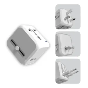 World Travel Adaptor With 2 Usb-A   1 Usb-C Pd20W Quick Charge Today Only Savings Best Deal Online
