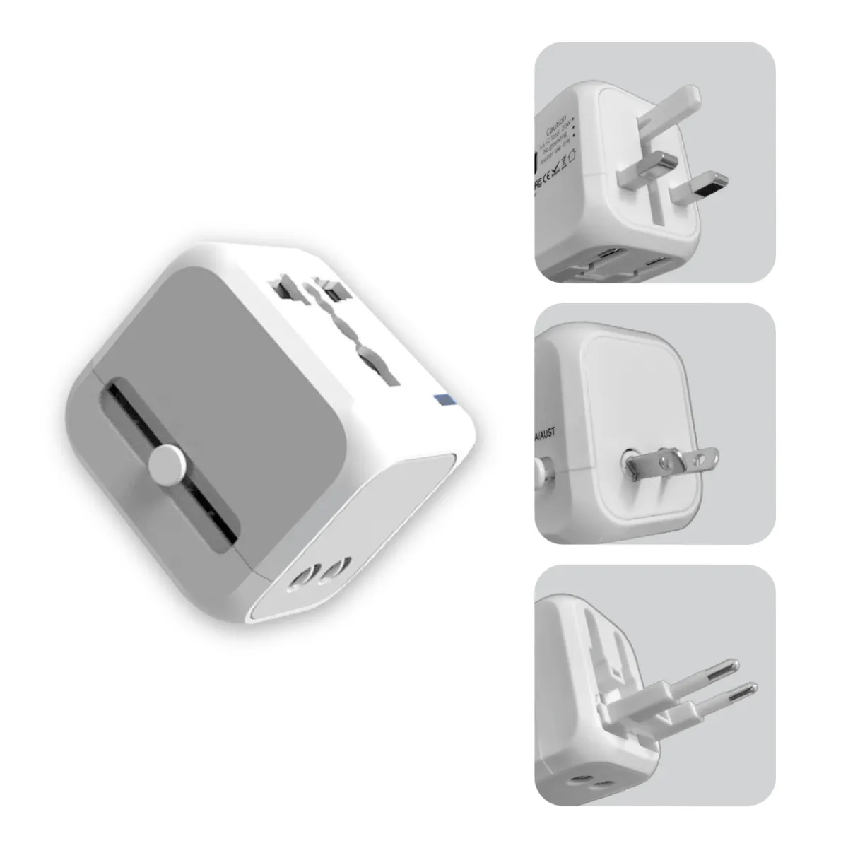 World Travel Adaptor With 2 Usb-A   1 Usb-C Pd20W Quick Charge Today Only Savings Best Deal Online