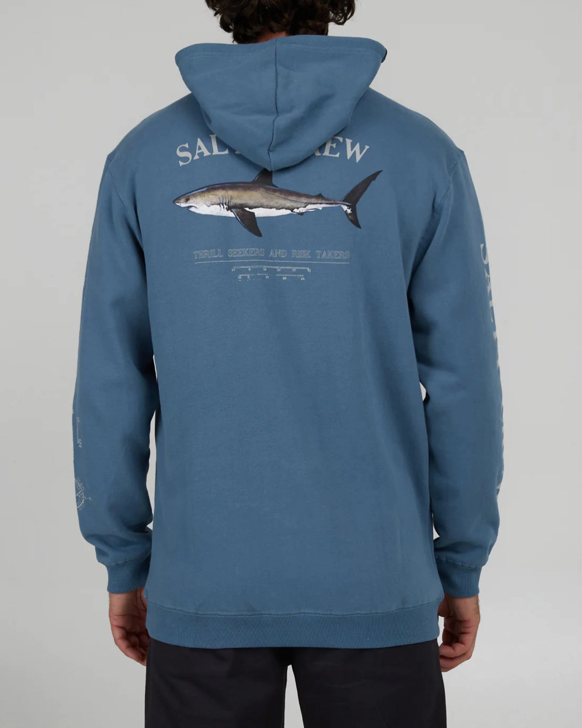 Grab It Now Bruce Fleece Hoodie - Slate