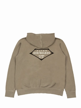 Retro Lam Pigment Pullover Hoodie 25' - Cement Hot Deals Today Shop Grab Savings