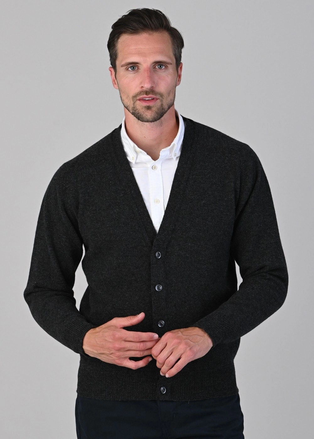 Special Deal Frenzy Hot Price Drop Leven 2 Ply Lambswool Cardigan