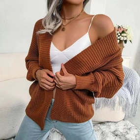Open Front Lantern Sleeve Cardigan Best Price Today Dont Wait Save