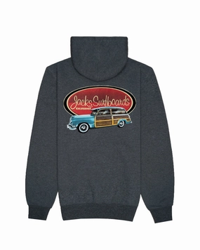 Country Squire Classic Pullover Hoodie - Heather Charcoal Grab It Before Gone Today Only Hot Pick