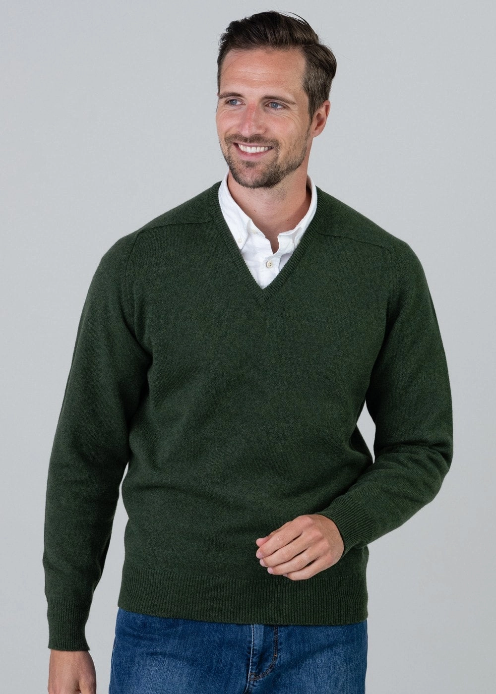 Mega Sale Now Special Price Offer Leven 2 Ply Lambswool V-Neck Plus Size