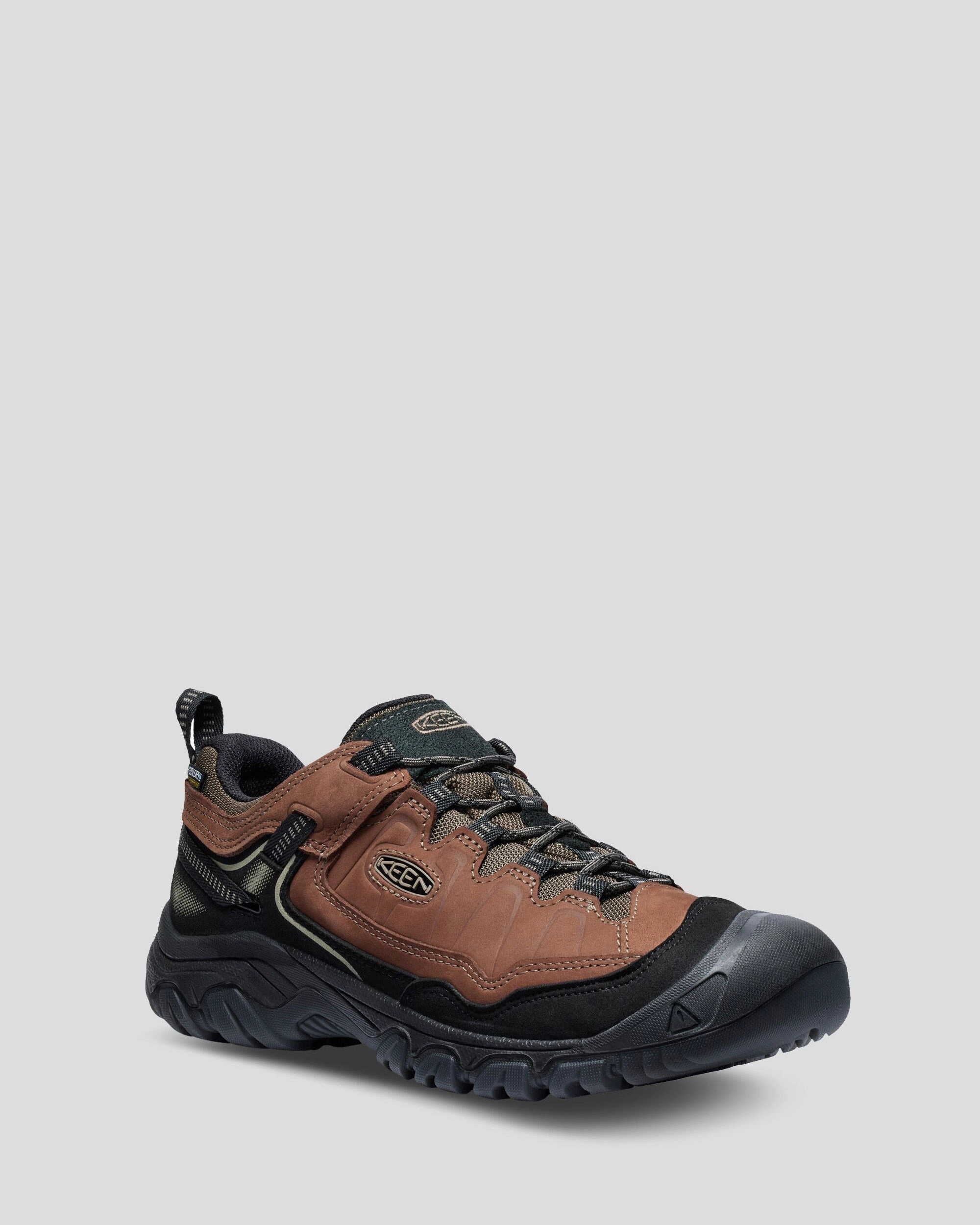 Men'S Keen Targhee Iv Waterproof Hiking Shoes - Bison/Brindle Shop Grab Savings Trendy Picks Today
