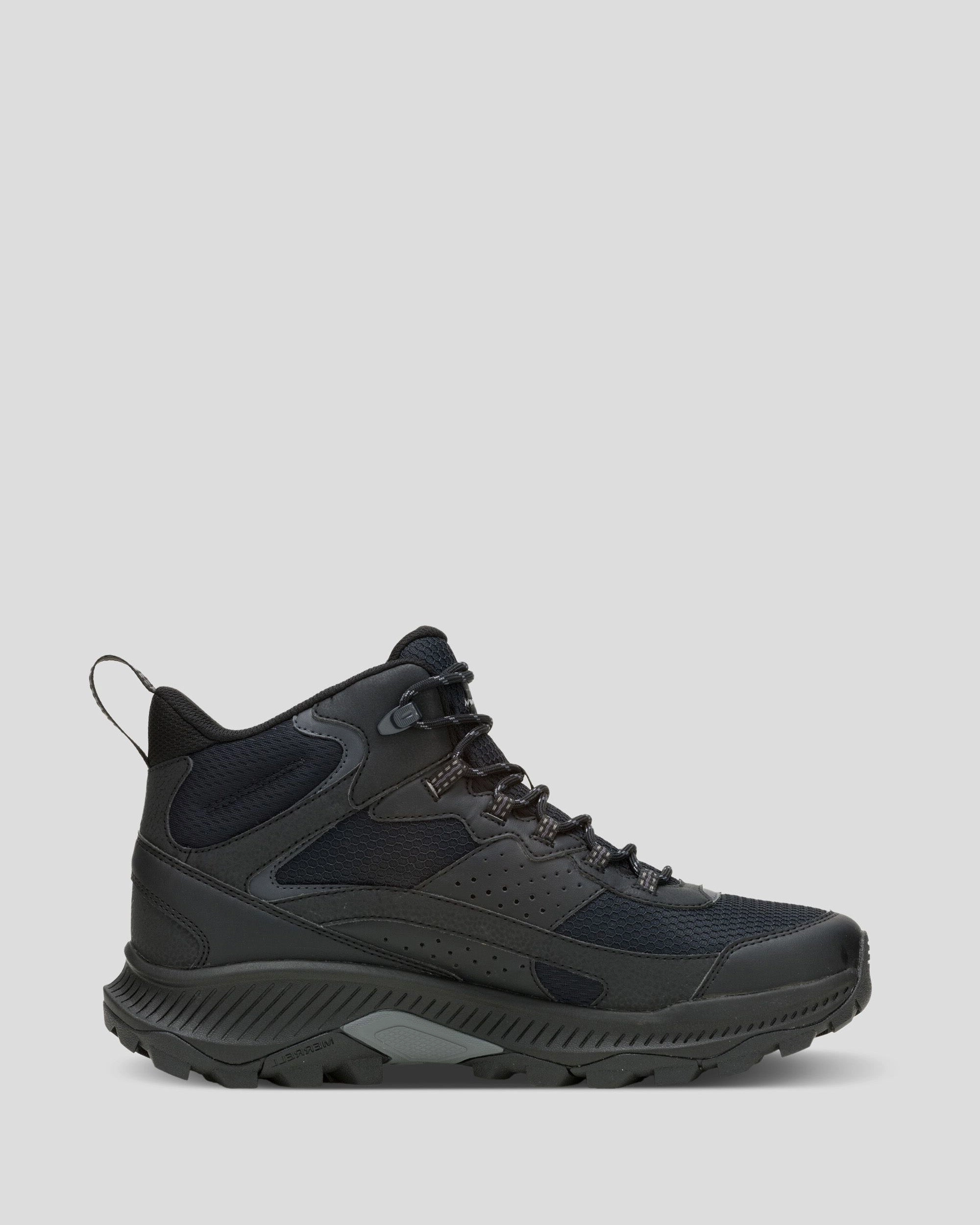 Flash Sale Alert Trending Offer Today Men'S Merrell Speed Strike 2 Waterproof Mid Hiking Boots - Black