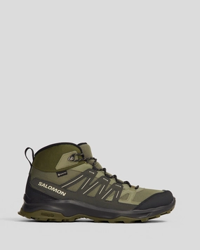 Hot Pick Online Flash Offer Today Men'S Salomon Grivola Mid Waterproof Hiking Boots - Deep Lichen Green/ Black/Olive Night