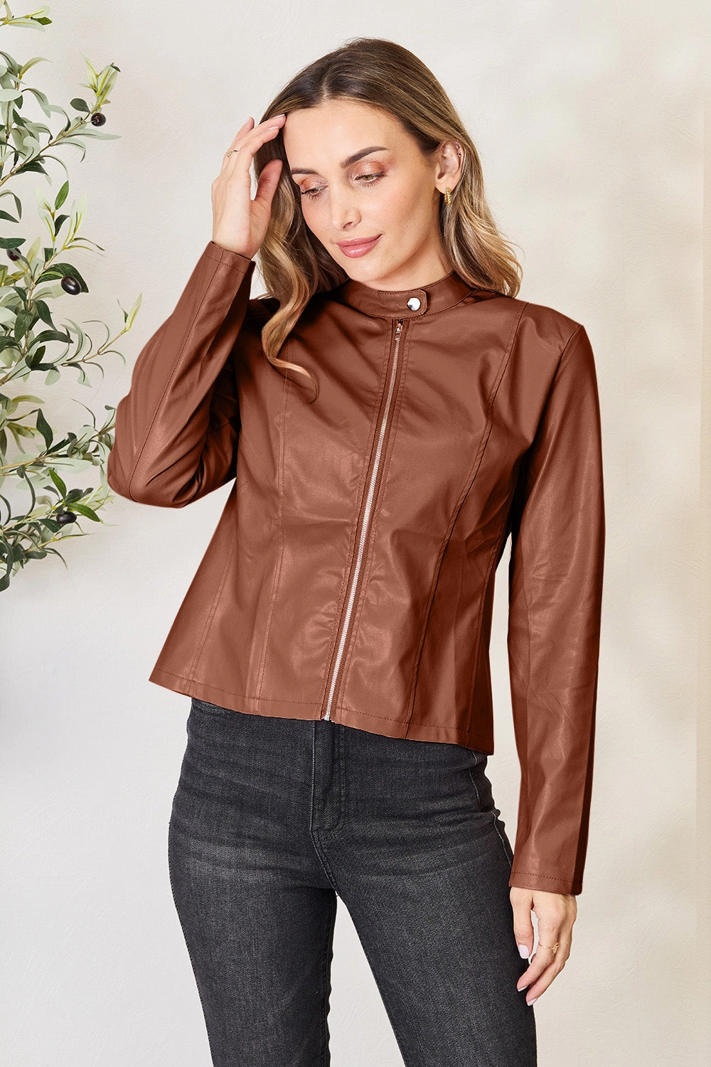 Dont Miss Out Best Price Today Mock Neck Zip Up Jacket