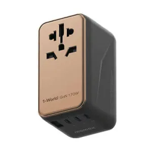 Dont Wait Save Today Best Deal Online Momax 1-World 4-Port Gan Travel Charger 170W   Usb-C Cable