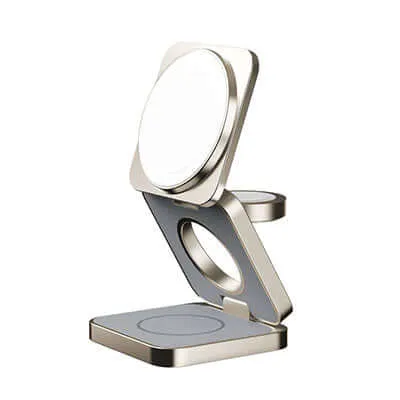 Steal the Deal Now Weekend Flash Offer Momax Q2.Mag 3-In-1 Foldable Qi2 15W Magnetic Wireless Charging Stand