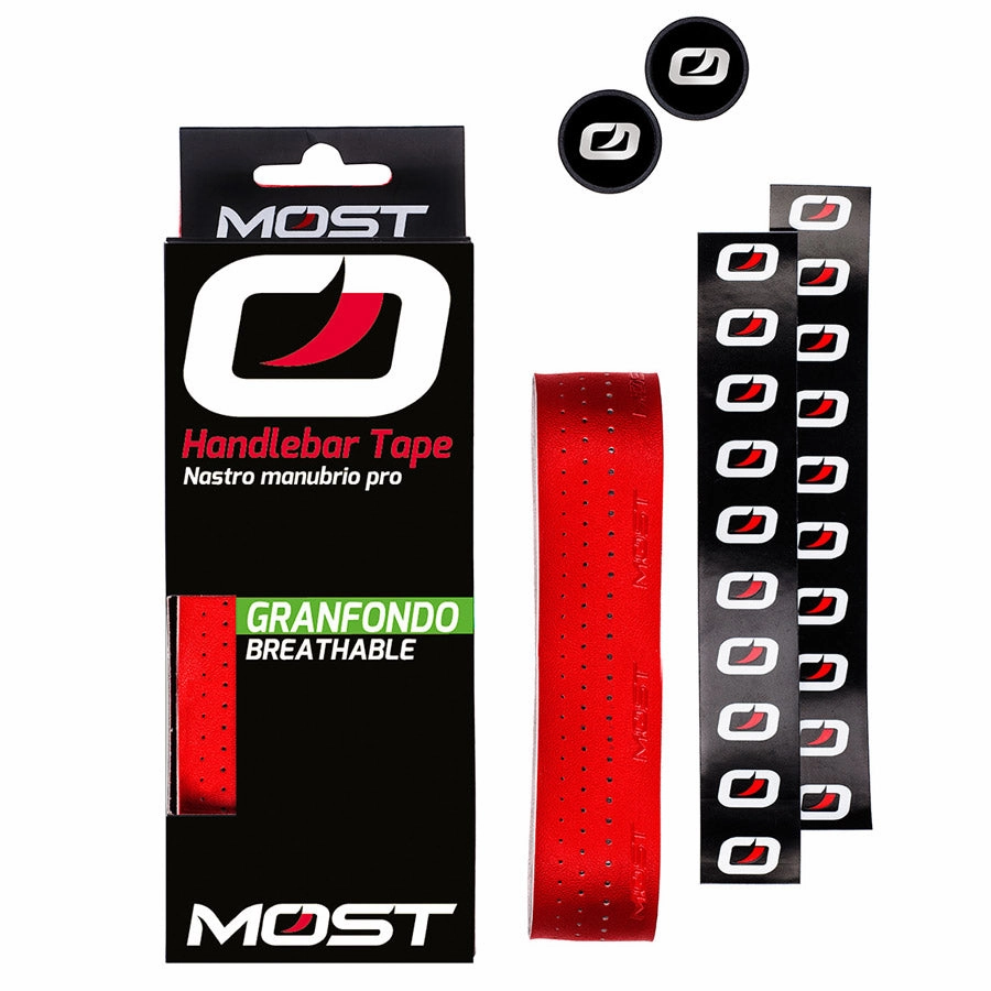 MOST Granfondo Breathable Handlebar Tape - Red