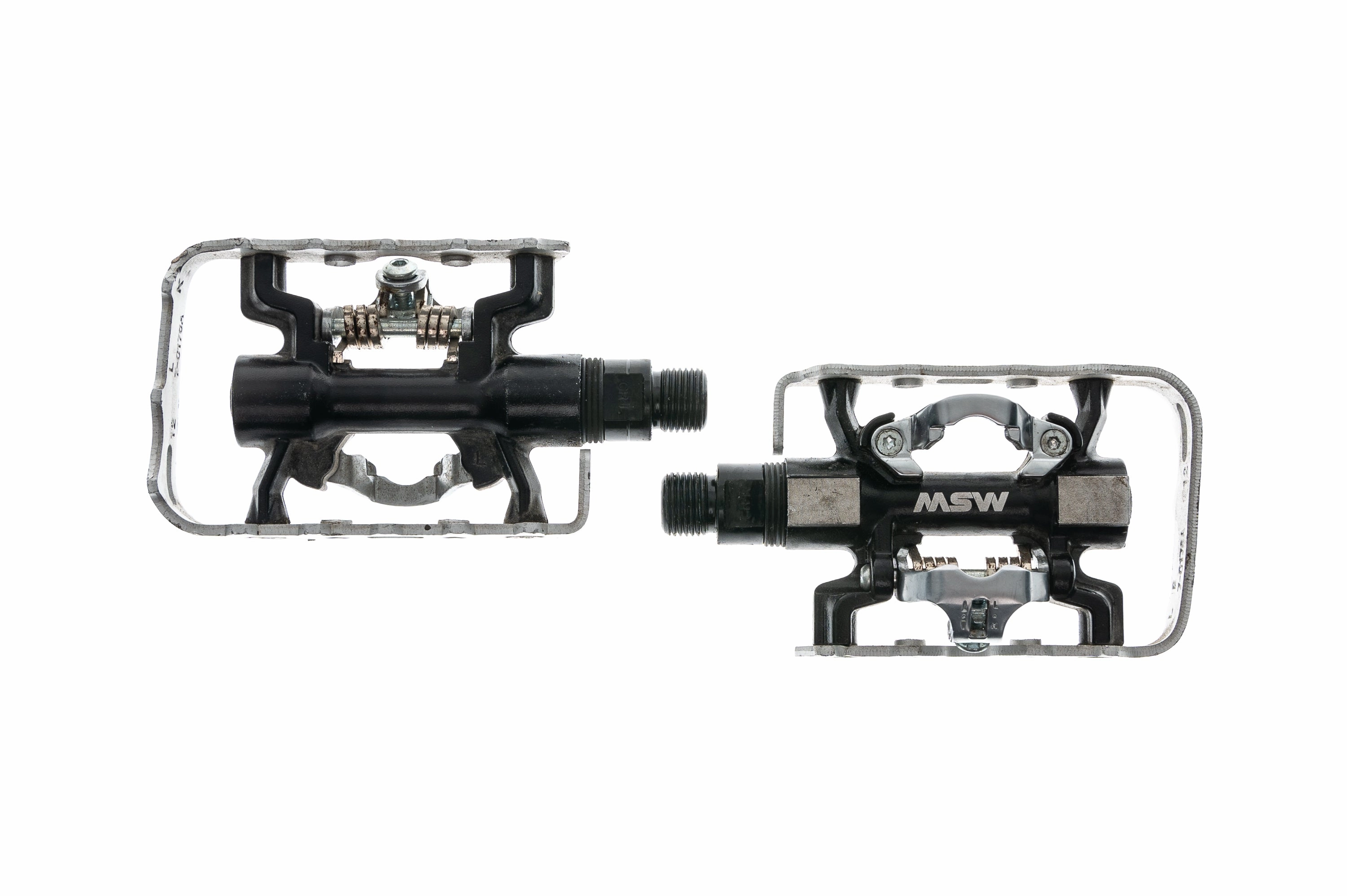 MSW CP-200 Pedals Clipless/Platform Black/Gray