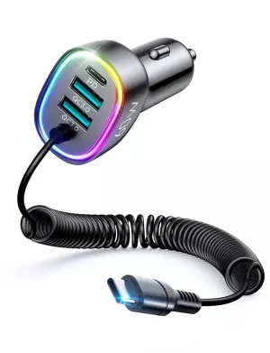 Joyroom Jr-Cl19 4-In-1 60W Wired Car Charger (Type-C) Hot Pick Sale Best Price Online