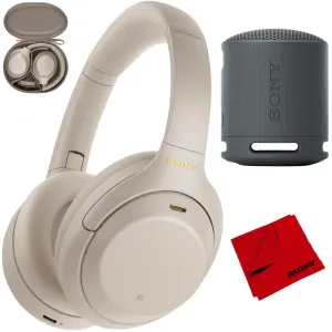 Sony Wh1000Xm4/S Premium Nc Wireless Headphones (Silver) Bundle With Xb100 Speaker Special Surprise Sale Clearance Event Alert