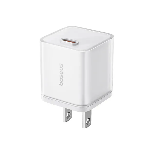 Baseus Gan5S Usb-C Fast Charger 30W Us White MustShop Sale